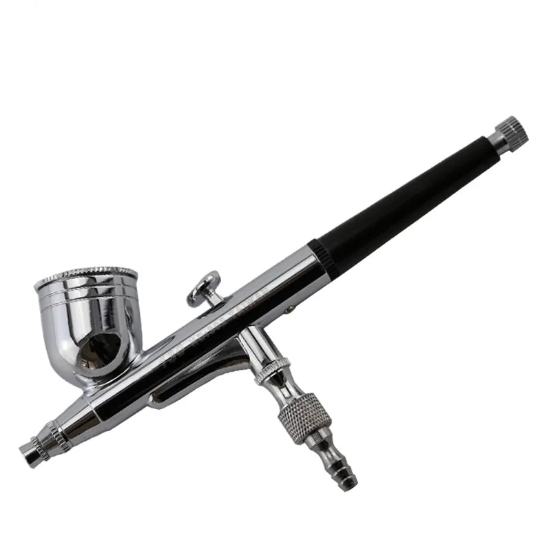 1pcs Airbrush Набор аэрографа с мини-воздушным компрессором, воздушная кисть, распылитель для макияжа, краска для тела, Временный пистолет для татуировки, Аэрограф, набор инструментов для ногтей - Цвет: 1pcs Airbrush