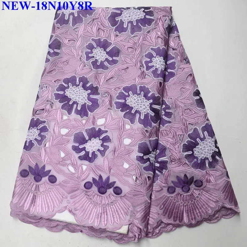 Нигерийская кружевная ткань с камнями 2018 африканская швейцарская вуаль кружево