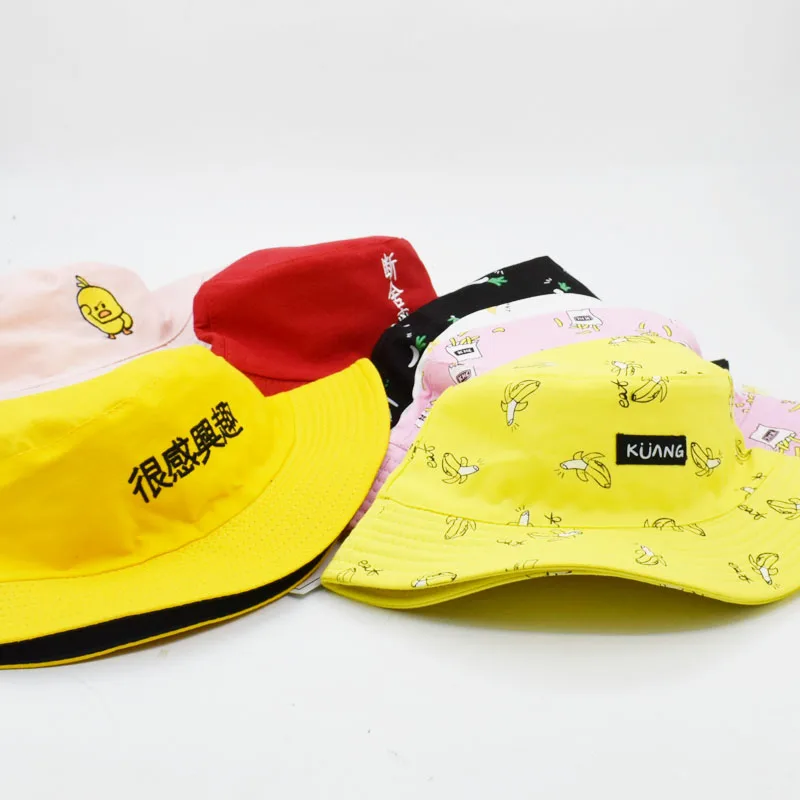 2019 желтая Панама с принтом банана мужская шляпа женская летняя Складная