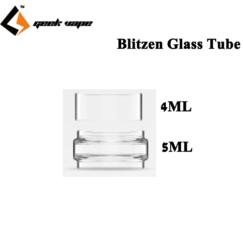 Оригинальная стеклянная трубка Geekvape Blitzen светильник 4 мл 5 подходит для RTA Tank