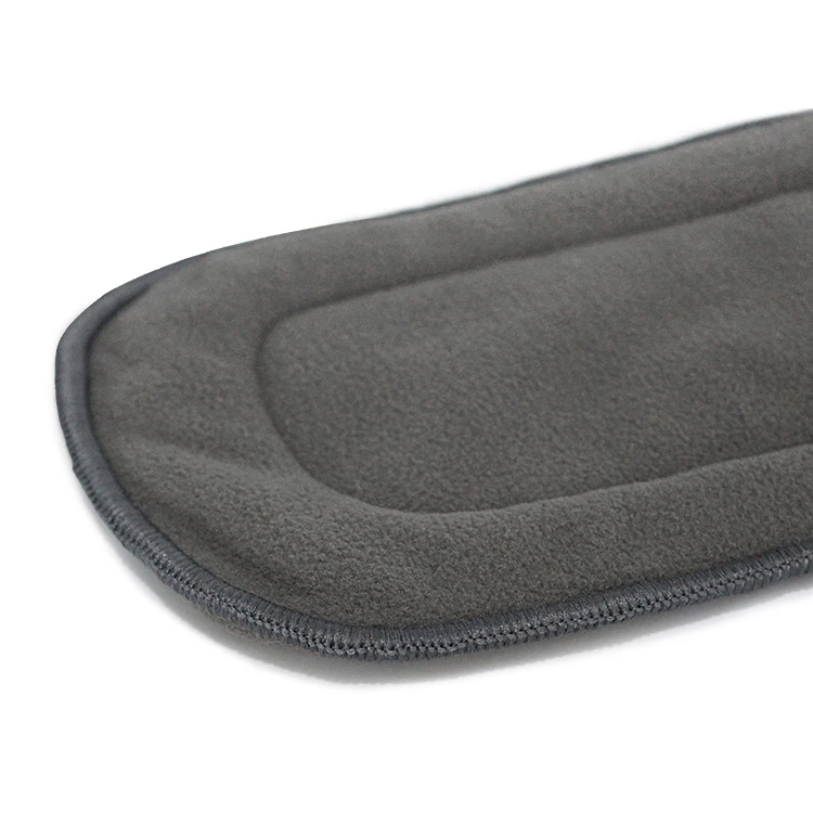 5 Layers уголь бамбука вставляет держать сухой ткань пеленки вставки многоразовые