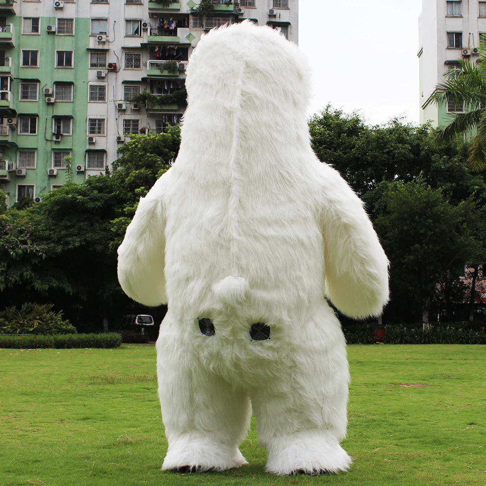 Новый стиль полярный медведь надувные костюмы рекламы 2 м высотой по