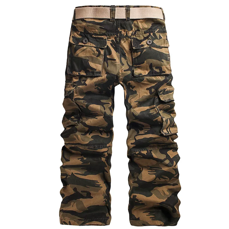 Брюки карго мужские [EL вышитые] хлопковые повседневные брюки в стиле милитари