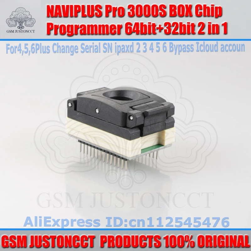 IP Box Navi plus PRO3000S 32 64 бит nand программист, ремонт HDD серийный номер SN, для iPhone 6p 6 iPad mini для ios 11
