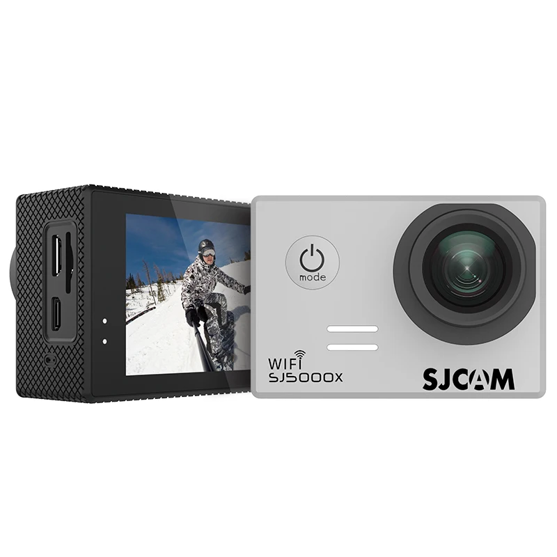 SJCAM SJ5000X Elite экшн-камера WiFi 4K 24fps 2K 30fps гироскоп стабилизатор NTK96660 Дайвинг 30m Водонепроницаемая спортивная видеокамера - Цвет: Silver