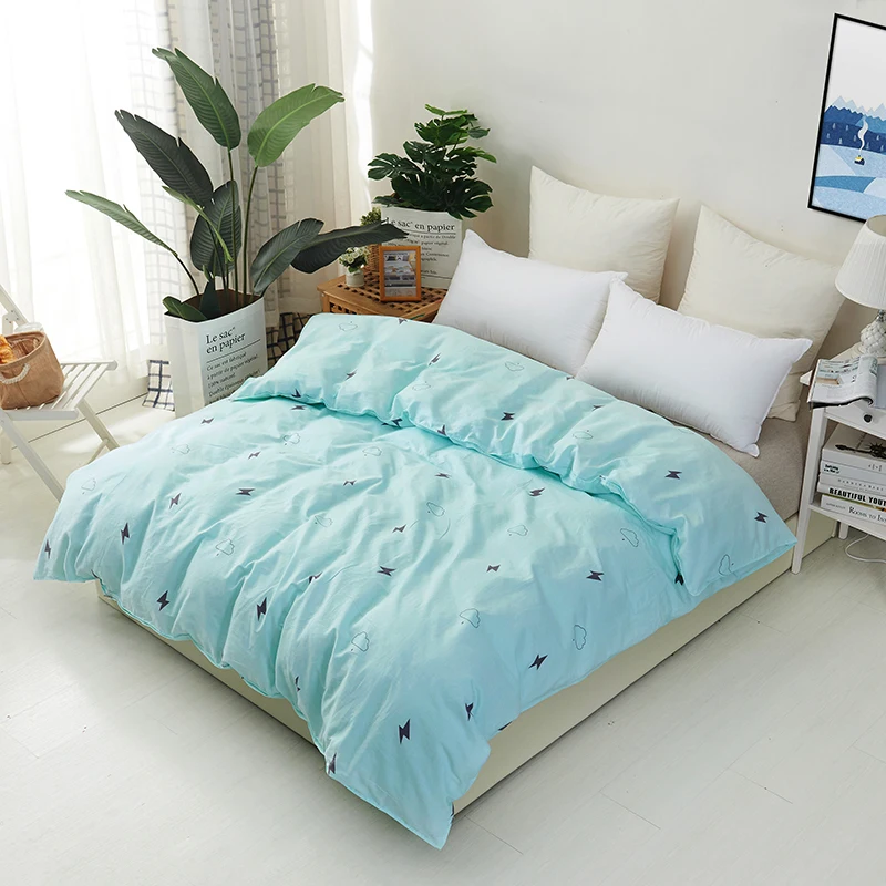 2018 Комплект постельного белья из 100% хлопка 1 шт. пододеяльник/пододеяльник размер