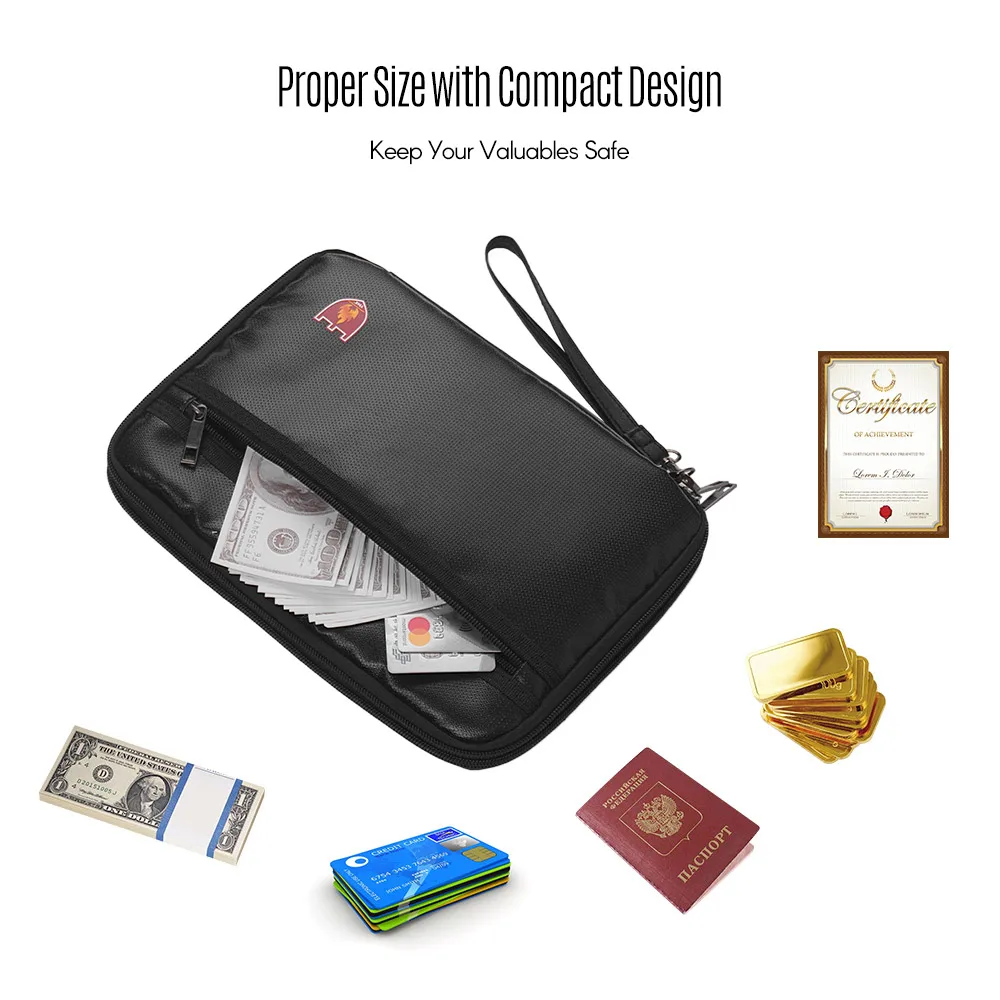 Двухслойный Портативный Большой безопасный Органайзер водонепроницаемый