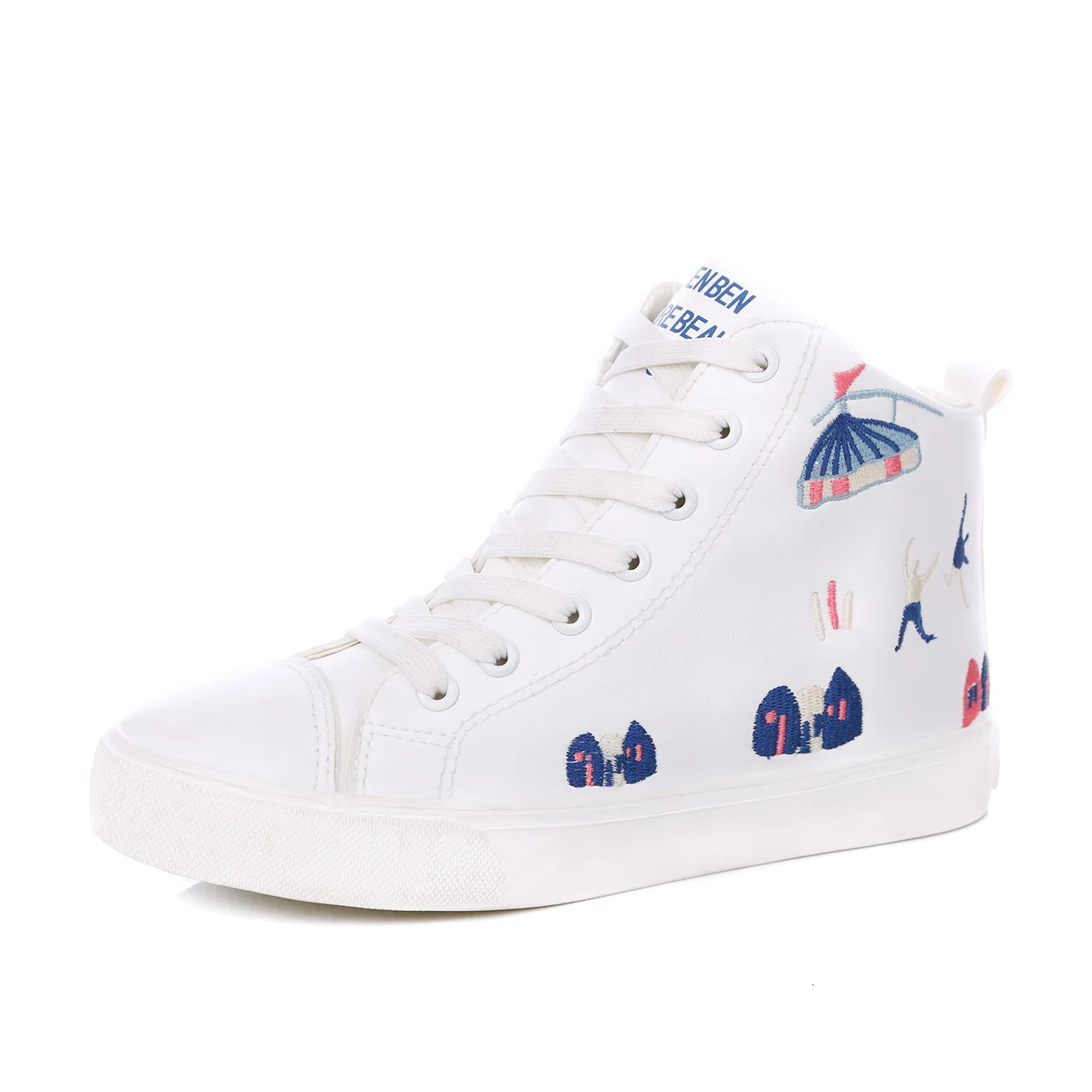 Женские ботинки без шнуровки однотонные мягкие ботильоны на меху с круглым