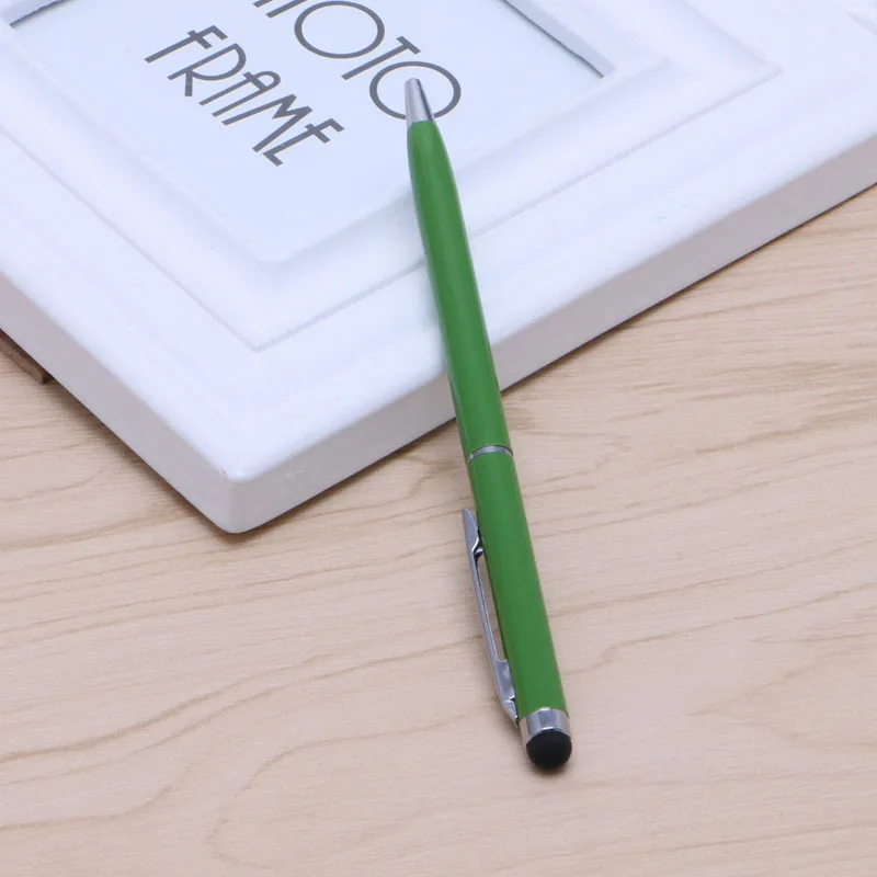 2 in 1 Universal Touch Screen Ballpoint Stylus Pen For iPhone Smartphone PC - L060 New hot | Электроника