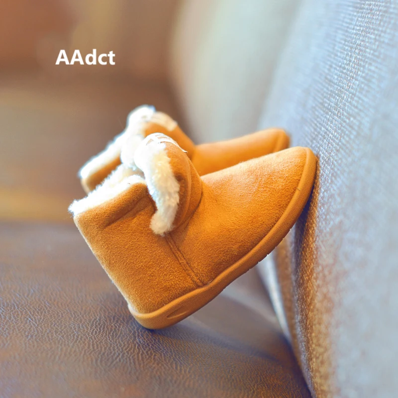 AAdct Cotton warm snow baby boots New fashion short for little boys 2018 Winter kids | Детская одежда и обувь