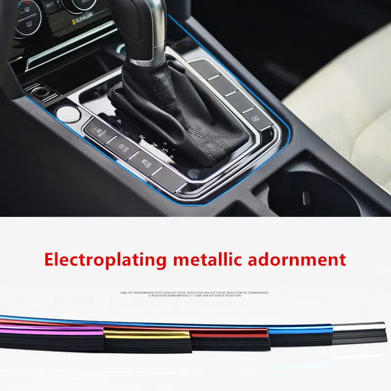 5 м DIY Украшение салона автомобиля декоративная резьба приборная панель дверь