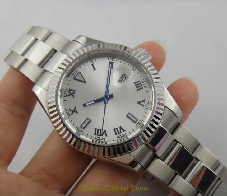 Часы мужские механические с сапфировым стеклом 40 мм | Наручные часы