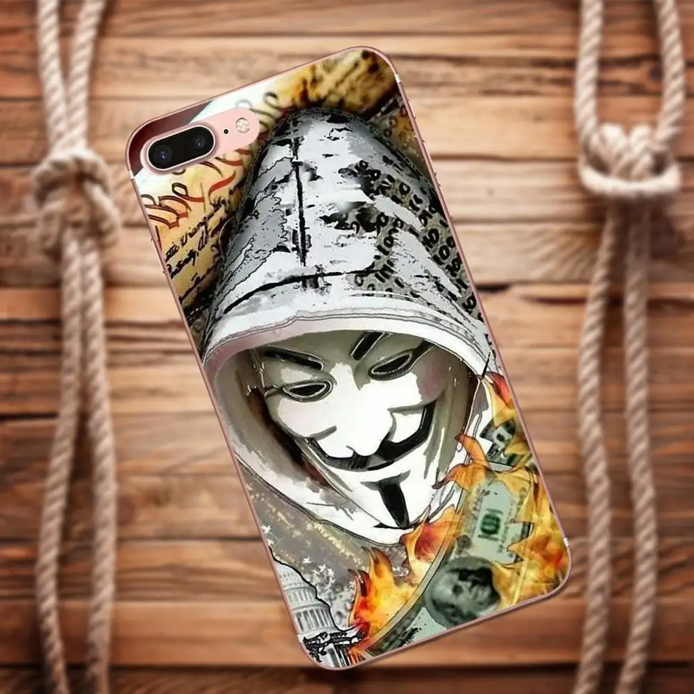 Vvcqod для Xiao mi Red 5 4A 3 3S Pro 4 4i 5S Max x 2 Note Plus мягкая маска телефона Guy Fawkes | Мобильные