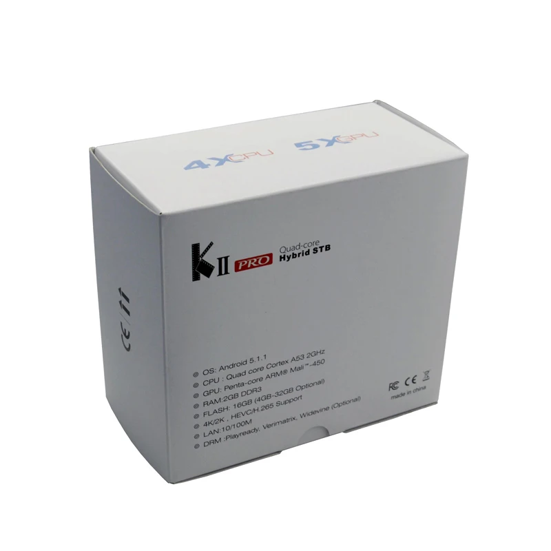 KII PRO DVB-S2 DVB-T2 S905d Android 7,1 ТВ приставка четырехъядерный 2 Гб 16 Гб K2 pro DVB T2 S2 4K медиаплеер Двойной Wi-Fi Поддержка CAM Clines