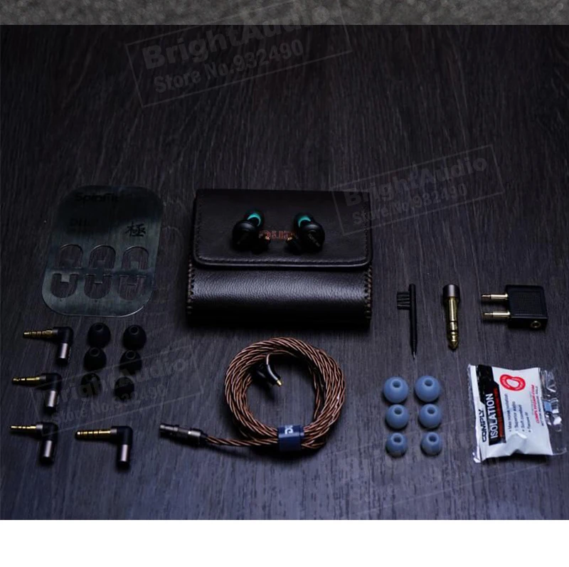 DUNU DK-4001 DK4001 Hi-Fi аудио высокого разрешения бериллия PVD 5 драйвер(4 Knowles BA+ 1DD) гибридные наушники с MMCX съемный кабель