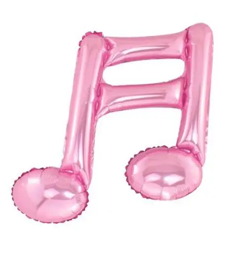 1pc 1 шт Babyshower День Рождения украшения шары День рождения декорации и взрослые красочные ноты алюминиевая фольга шары - Цвет: 1pc