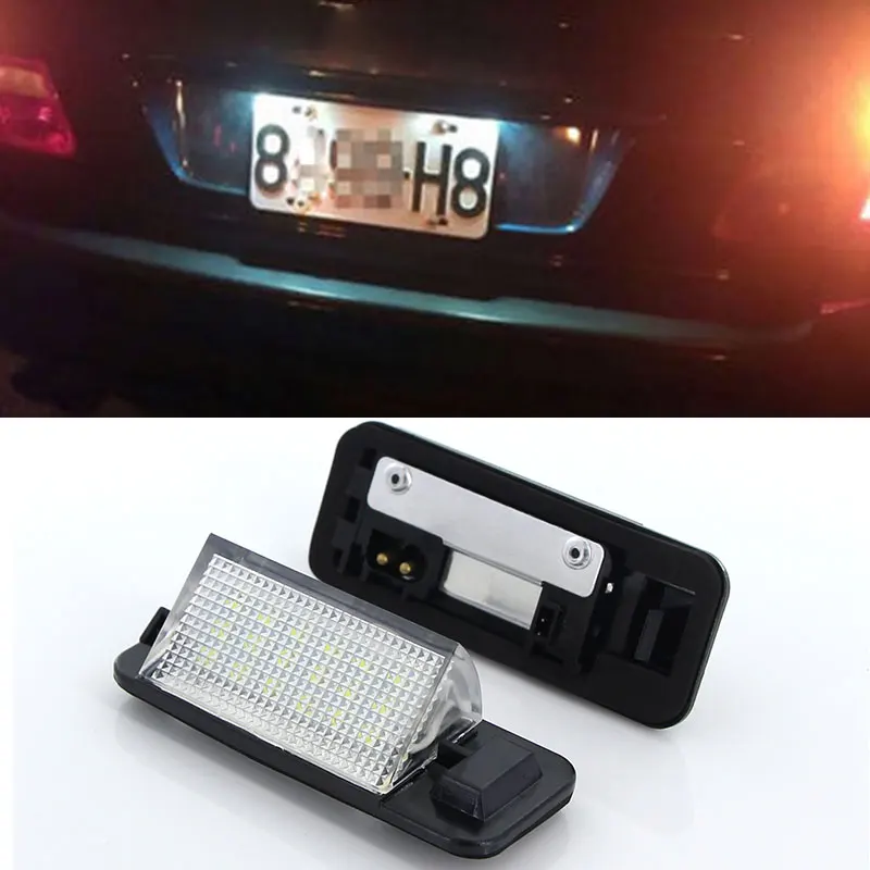 Apmatauto для BMW E36 светодиодный светильник номерного знака 18SMD белый 12 В лампы 318i 318is