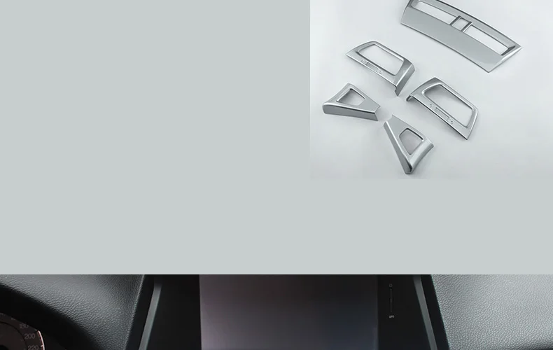 Lsrtw2017 abs приборной панели автомобиля Кондиционер vent Планки chrome для хонда аккорд 2008 2009 2010 2011 2012 2013 8th соглашения
