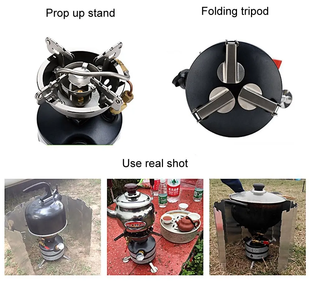

BRS-12A Camping Stoves Gasoline Oil Stove Portable for Cookout BBQ Fishing Picnic Military Army Tactical 2-3 Field Operations