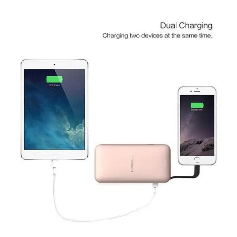 Mipow 10000mAh power Bank 3A Быстрая зарядка с сертифицированным MFi разъемом ультра-тонкий