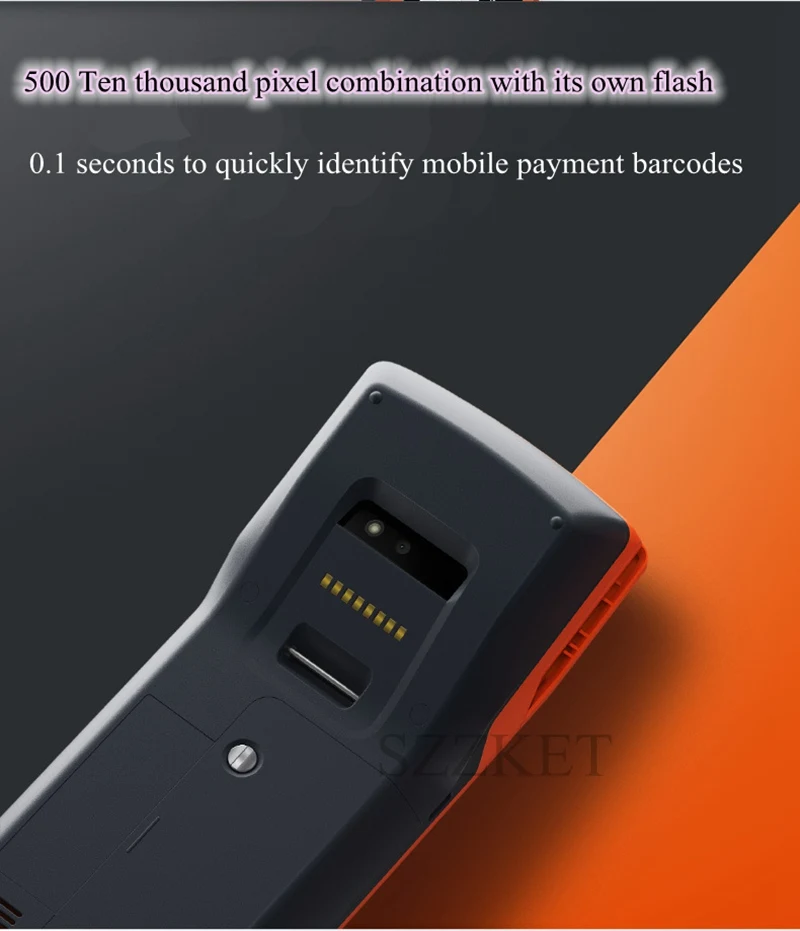 V1S сборщик данных Android Ручной беспроводной Bluetooth принтер POS терминал PDA