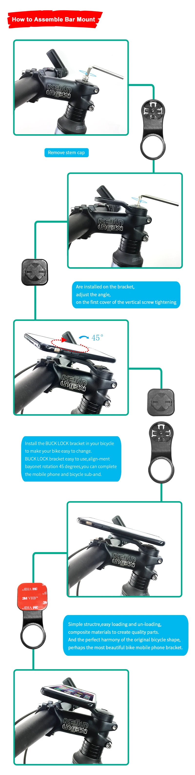 Kovader gps велосипедный кронштейн держатель телефона секундомер компьютер руль рация палка адаптер Велоспорт для GARMIN