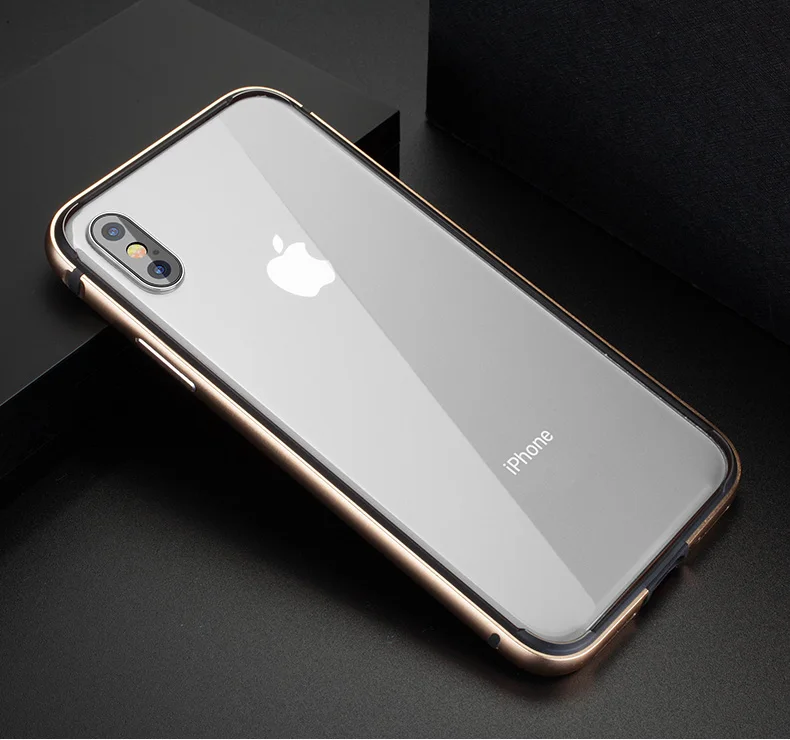 CAPSSICUM металлический бампер чехол для iphone X Xs Max XR мягкий силиконовый Жесткий алюминиевый сплав рамка для iphone X Xs Max XR