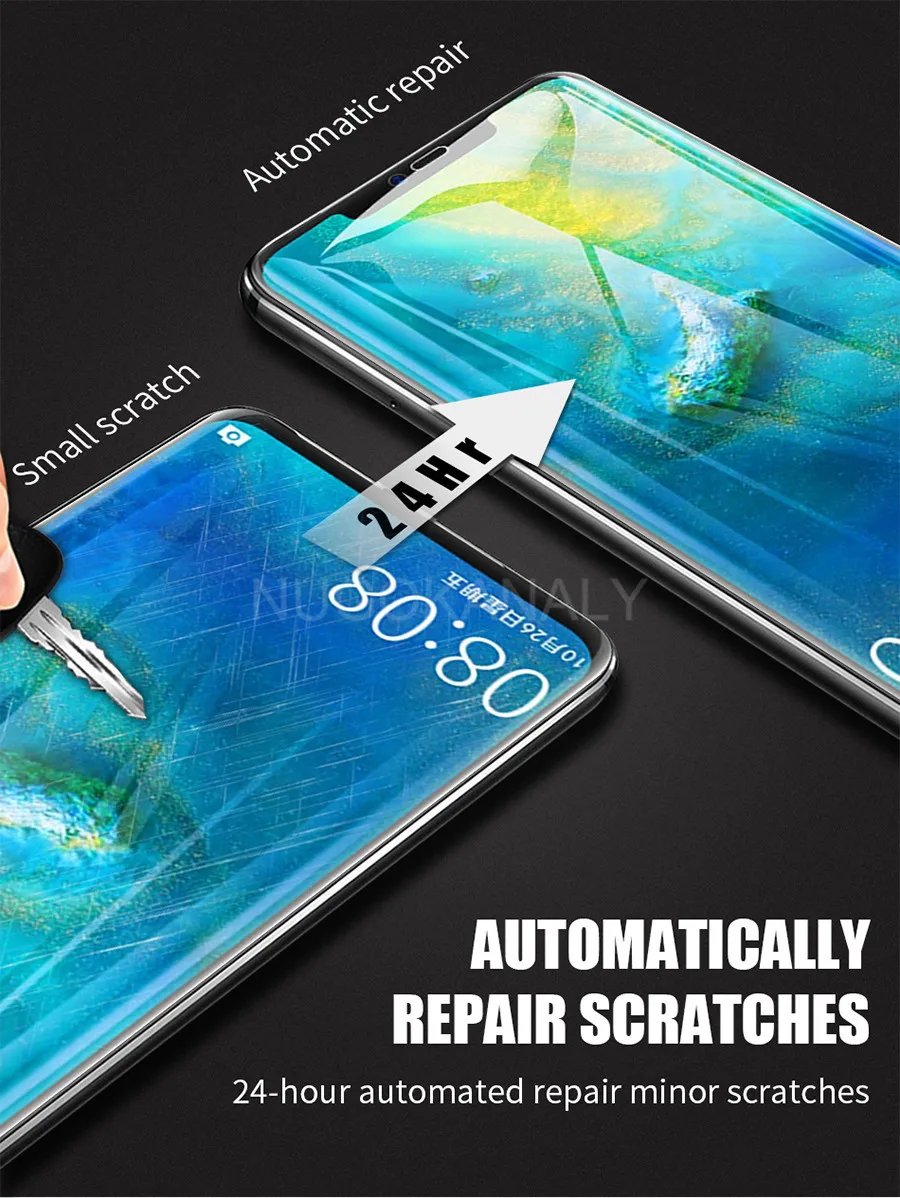 Гидрогелевая мягкая пленка 3D полное покрытие протектор экрана для huawei mate 20 P30 P20 Pro Lite ультра тонкая прозрачная пленка