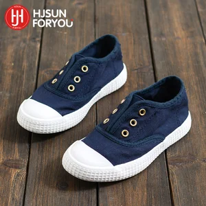Модные Простые Дизайнерские детские туфли для мальчиков размеров 20-36, повседневная обувь для отдыха, холщовые кроссовки, популярные детские туфли на плоской подошве для девочек