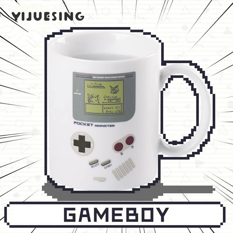 Покемон Gameboy Теплочувствительный Цвет изменить Кофе молоко Чай стакана воды