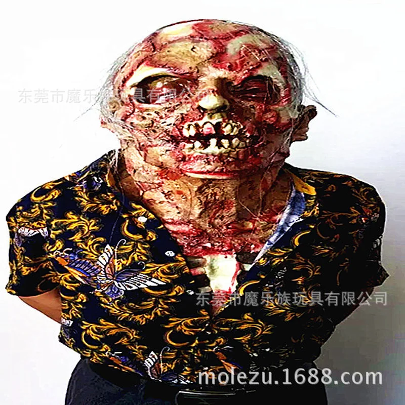 Halloween Horror biohazard demon skull mask bloody rot zombie ghosts secret rooms haunted houses props | Дом и сад