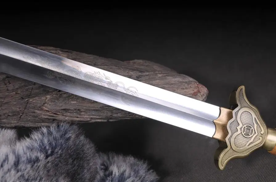 Высокое качество Китайский Меч китайский ушу Цзянь нержавеющая сталь знак