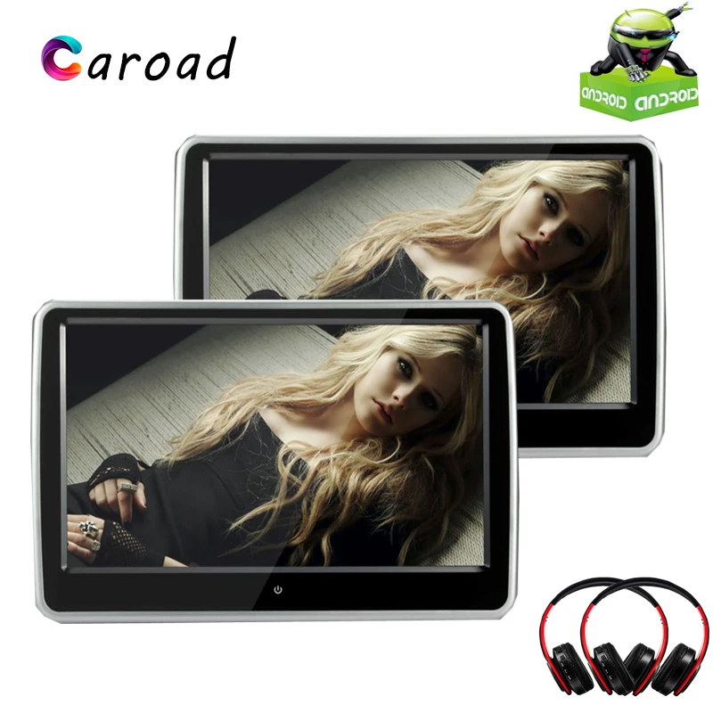 Caroad 2 шт. 10 1 дюймов Система Android 6.0.1 с Wi Fi сенсорный экран подголовник автомобиля