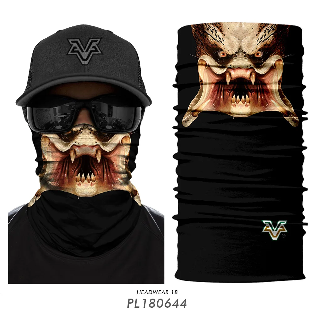 Повязка на голову Alien Vs. Predator ветрозащитный волшебный цветной шарф велосипедные