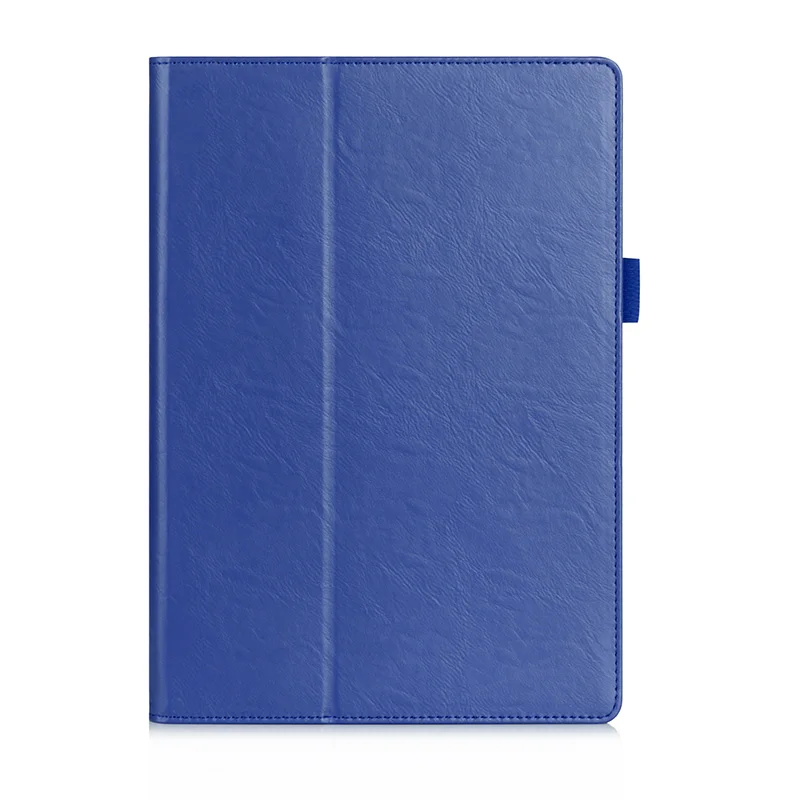 blue Кожаный флип-чехол для lenovo Tab 2 A10-30F A10-70 A10-30 X30 x30f 70F 10,1 дюймов чехол для планшета защитный с держателем для рук в виде ракушки - Цвет: blue