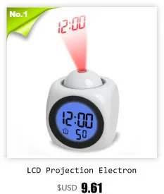 Cube Wooden Clock Voice Control Digital alarm clock snooze led light clock Electronic table Watch Nixie Wood Bedside Alarm Clock