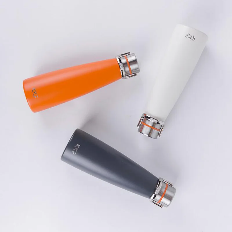 Xiaomi KKF умная Вакуумная бутылка 24 h изоляция вакуумные фляги из нержавеющей стали
