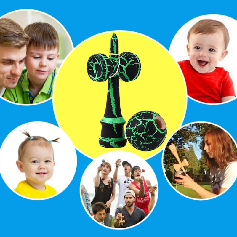 Peradix Новое поступление детский шар Kendama японская традиционная деревянная игра