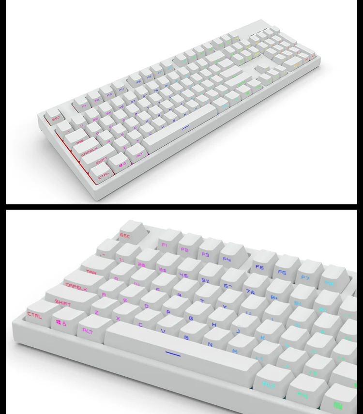 Черный белый PBT Double Shot 104 108 боковая светсветсветсветсветсветсветсветполуполуполуполуполуполуполуполуполупрозрачные брелки с подсветкой для MX Mechanical Keyboard