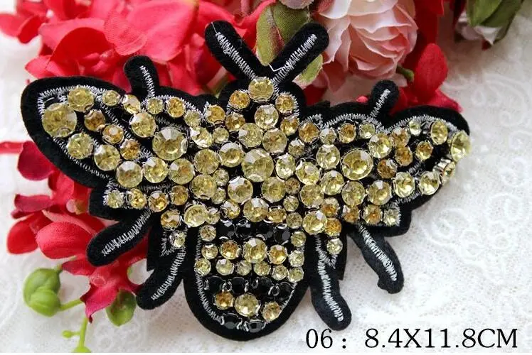 Новые разноцветные нашивки с ручным бисером в виде животных аксессуары для