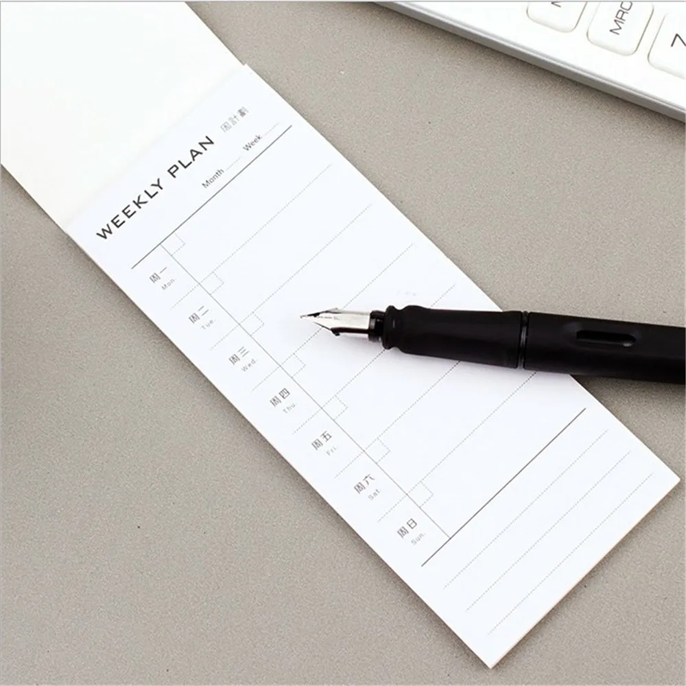1 шт. план дня недели месяца детальный записная книжка блокнот тетрадь для
