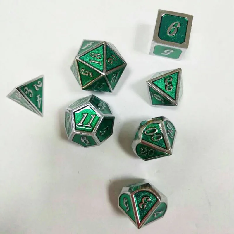 Многогранный набор 7 шт пинцетов полный непрозрачные Настольная игра в виде