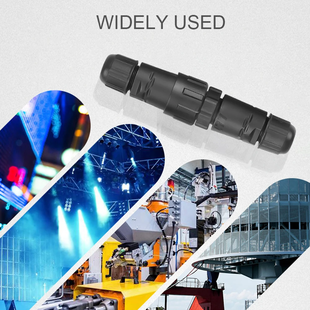 Kebidu Горячая прочная нейлоновая оплетка продлевает оболочки M14 IP68 8 Pin