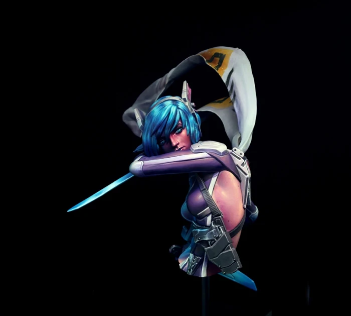 Новая разборная модель 1/10 фэнтезийная техника женщина бюст полимерная фигурка