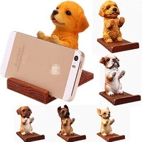 Phone Holder Cute dog Support Resin Mobile Stand Desk Design high quality Smartphone Base for iphone oneplus xiaomi samsung