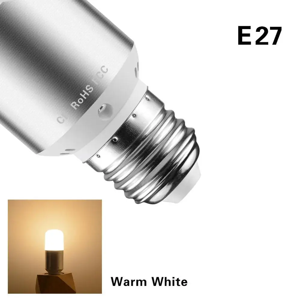 E27-WarmWhite-Silver AIMENGTE светодиодный светильник E27 E14 110 V-220 V 5W 7W 9W Светодиодный светильник в форме свечи Ретро винтажная лампа Эдисона светильник - Цвет: E27-WarmWhite-Silver