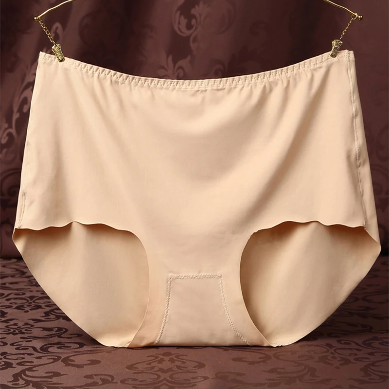 Летние тонкие женские трусики большие размеры крутые бесшовные из вискозы с