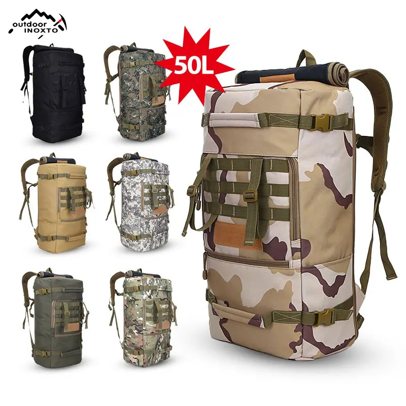 50L тактический рюкзак для мужчин военный вместительный Деловой кемпинга пешего