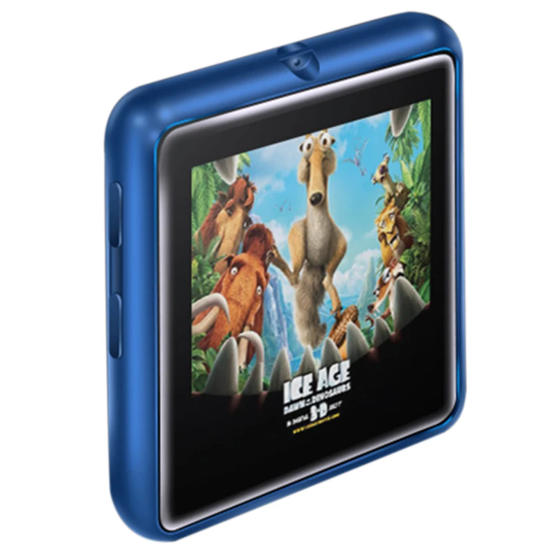 Blue Mahdi Мини Bluetooth MP3-плеер, поддержка Tf карты один ключ A-B спортивный музыкальный плеер- синий - Цвет: Blue