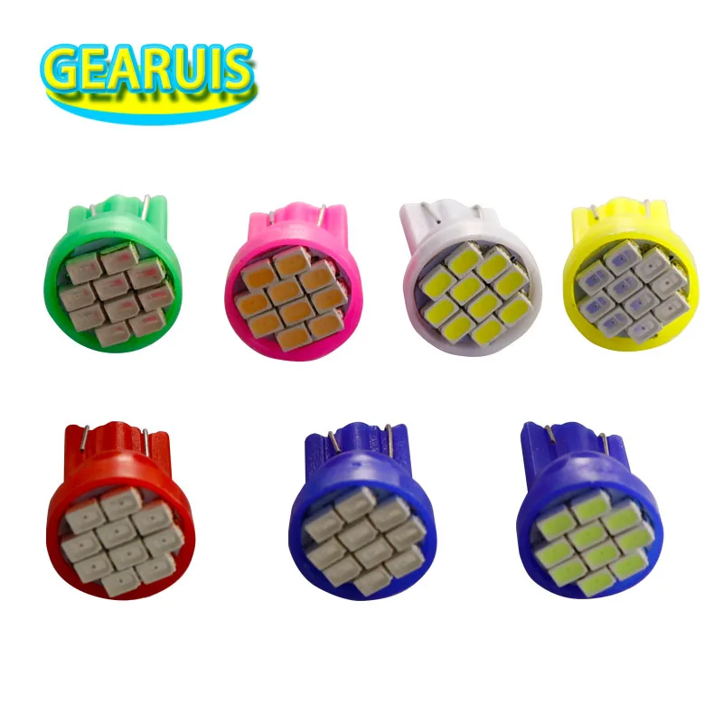 300 шт 24V грузовик светодиодный T10 194 168 10 SMD 1206 3020 светильник внутреннего Дверные